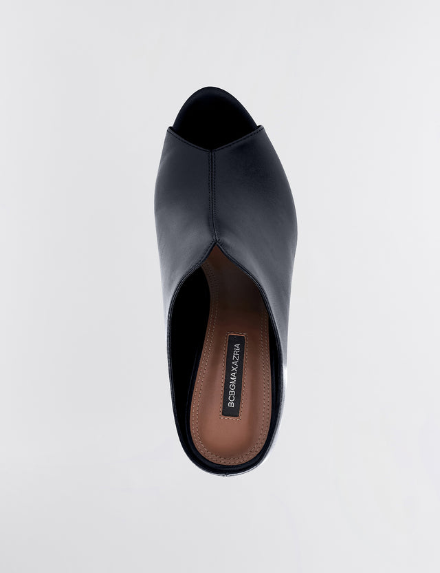 Black Teela Mule Heel | Shoes | BCBGMAXAZRIA MX2TEE01-001-M050