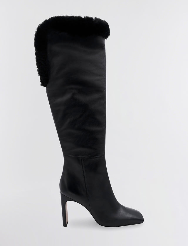 Black Marsha Tall Boot | Shoes | BCBGMAXAZRIA MX1MAR01-001-M050