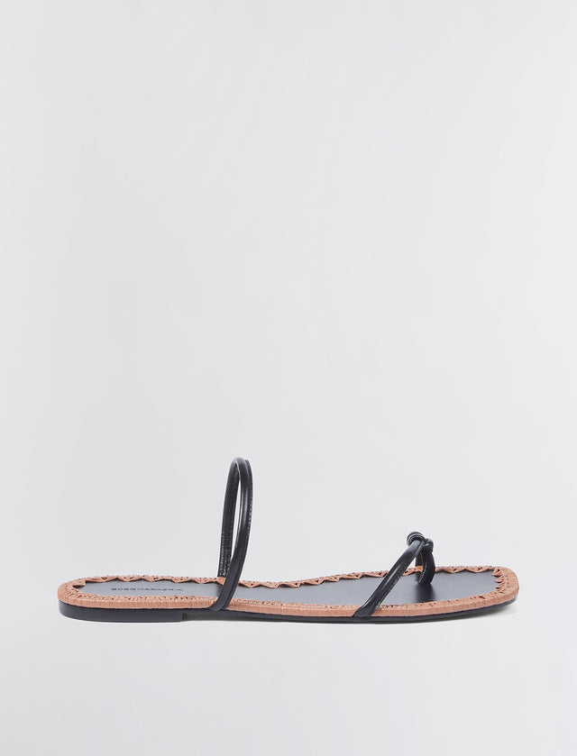 Black Tan Bali Sandal | Shoes | BCBGMAXAZRIA MX2BAL25-950-M050
