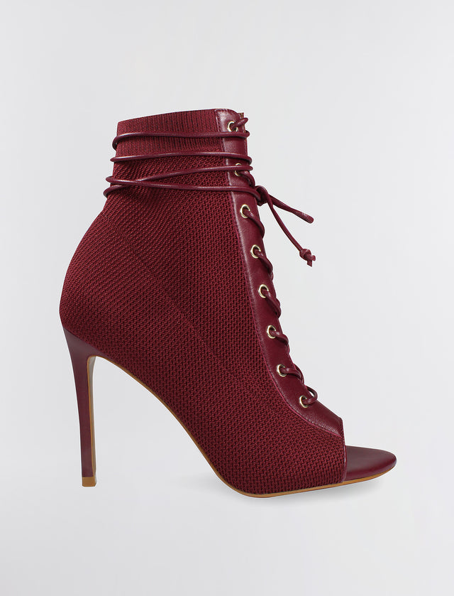 Burgundy Sirena Bootie Heel | Shoes | BCBGMAXAZRIA MX2SIR60-605-M050